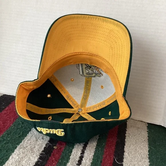 Zephyr Oregon ducks Fitted Hat Size 7 1/8 vintage retro Donald Duck - Picture 8 of 10